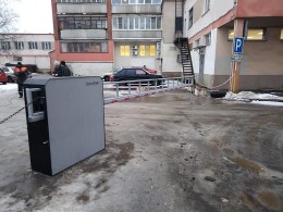 Антивандальный шлагбаум.